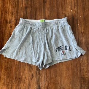 U-Trau Women’s University of Virginia Sweat Shorts Pajama Shorts Super Soft EUC